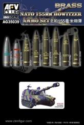 Munitions d'obusier de 155 mm (laiton) 
