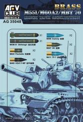 M551/M60A2/MBT70 152 mm Panzermunition 
