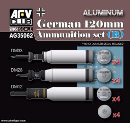 Munitions allemandes de 120 mm Set B 