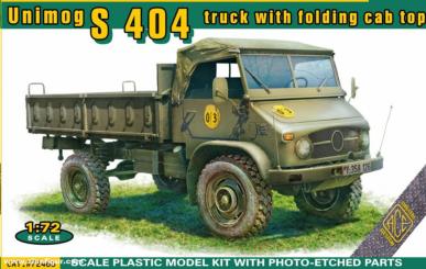 Unimog S404 avec toit pliant 