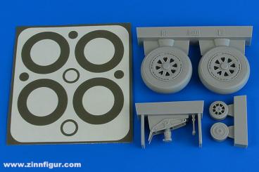 A-1H Skyraider Wheels & Paint Masks 