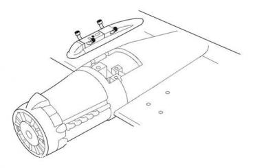 Junkers Ju 88A Torpedoaufhängung 