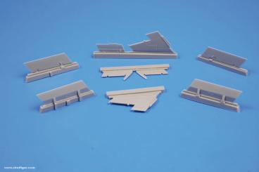 Folland Gnat T.1 - Control Surfaces Set 