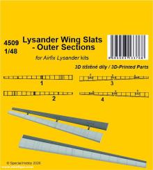 Lysander äußere Vorflügel (Airfix) 