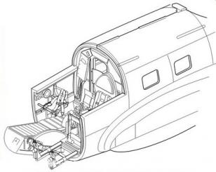Heinkel He 111P Innendetails 