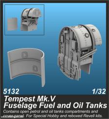 Tempest Mk.V Fuselage Fuel and Oil Tanks 