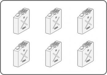 Bidons d'essence US 