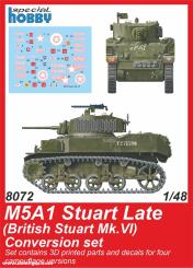 Kit de conversion M5A1 Stuart tardif (britannique) 