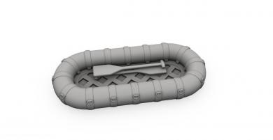 PT-109 Boat Life Raft 