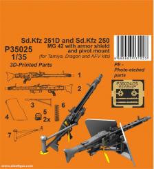 Sd.Kfz.251D/250A MG42 mit Panzerschild 