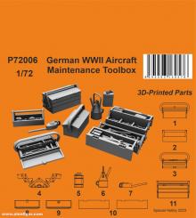 Coffret à outils allemand pour avion 