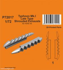Typhoon Mk.I plus tard Échappement 