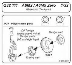 A6M2/A6M5 Zero Wheels 