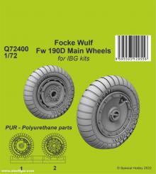 Roues principales du train d'atterrissage du Fw 190D-9 