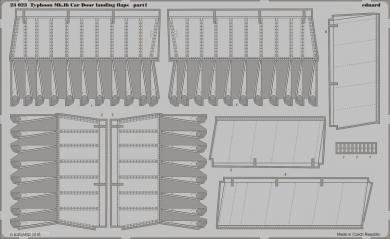 Typhoon Mk.Ib Car Door - Volets d'atterrissage 
