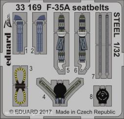 F-35A Lightning II Seatbelts STEEL - ZOOM 