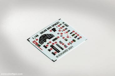 P-38F SPACE - 3D-Decal 