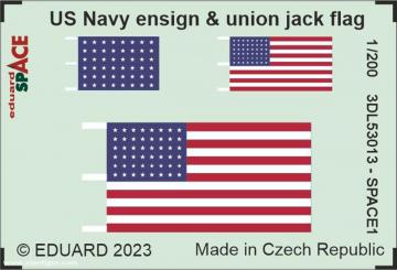 Drapeaux US Navy & Union Jacks - SPACE 