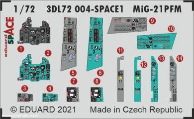 MiG-21PFM SPACE - 3D Decal 