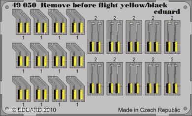 Remove Before Flight Gelb/Schwarz 