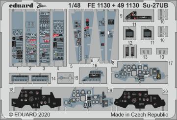 Su-27UB Détails intérieurs 
