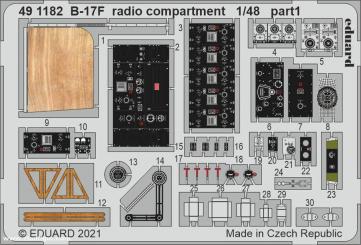 B-17F Compartiment radio 