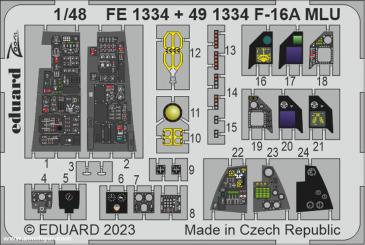F-16A MLU Détails 