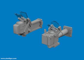 Bf 109G-5/6 Gun Sights - Brassin PRINT (Airfix) 
