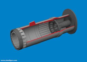 MiG-21F Exhaust Nozzle - PRINT 