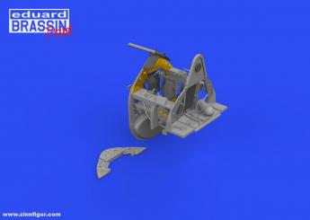Cockpit du F4F-3 avec viseur télescopique 