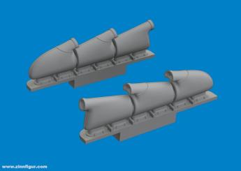Spitfire Mk.V 3 échappement "rond" - PRINT 
