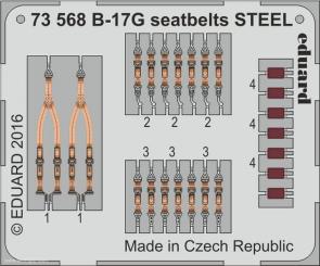 B-17G Seatbelts STEEL 