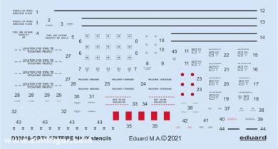 Spitfire Mk.IX Stencils 