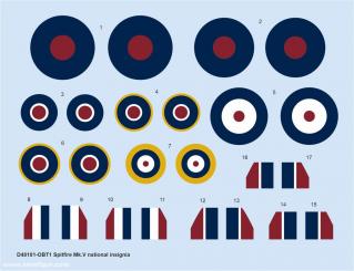 Spitfire Mk.V Hoheitsabzeichen 