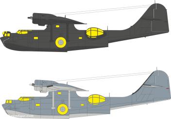 PBY-5A - TFace Express Mask (Eduard/Revell) 