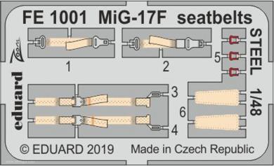 Sangles MiG-17F (acier) 