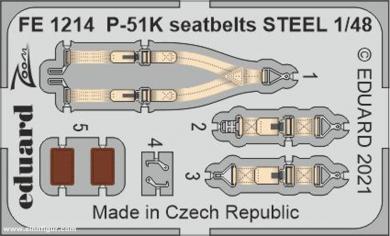 Sangles P-51K (acier) 