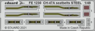 CH-47A Seatbelts STEEL 