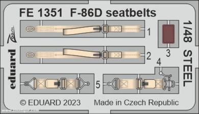 Sangles F-86D (acier) 