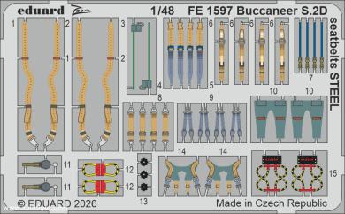 Buccaneer S.2D Gurte - STEEL (Trumpeter) 