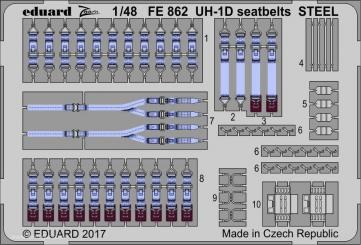 UH-1D Seatbelts (Steel) - ZOOM 