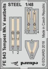Sangles Tempest Mk.V (acier) 