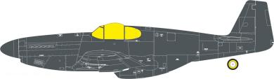 P-51B "Malcolm Hood" - TFace Express Mask (Eduard) 