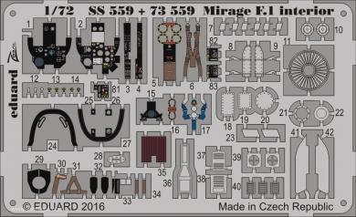 Mirage F.1 Innendetails - ZOOM 
