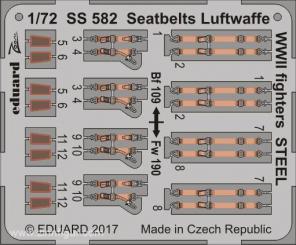 Luftwaffe Jagdflieger-Gurte 2. Weltkrieg (Stahl) ZOOM 