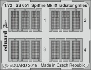Spitfire Mk.IX Radiator Grills 