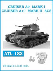 Cruiser A9 Mk.I / Cruiser A10 Mk.II ACS Track Links 