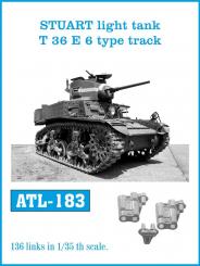 Stuart Light Tank T 36 E6 Track Links 