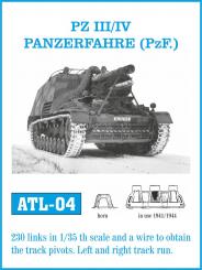 Pz.III Asuf.H-K/Pz.IV Ausf.E-J Track Links 