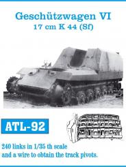 Geschützwagen VI 17cm K44(Sf) Track Links 